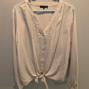 BLOUSE CREME COLORED